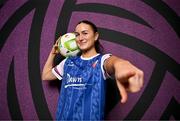 11 February 2025; Anna Dignam during a Treaty United FC squad portraits session at UL North Campus in Limerick. Photo by Sam Barnes/Sportsfile