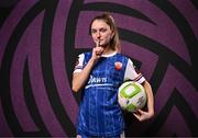 11 February 2025; Cara Griffin during a Treaty United FC squad portraits session at UL North Campus in Limerick. Photo by Sam Barnes/Sportsfile