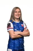 11 February 2025; Katie Lawlee during a Treaty United FC squad portraits session at UL North Campus in Limerick. Photo by Sam Barnes/Sportsfile