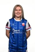 11 February 2025; Katie Lawlee during a Treaty United FC squad portraits session at UL North Campus in Limerick. Photo by Sam Barnes/Sportsfile
