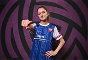11 February 2025; Cara Griffin during a Treaty United FC squad portraits session at UL North Campus in Limerick. Photo by Sam Barnes/Sportsfile