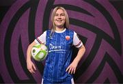 11 February 2025; Katie Lawlee during a Treaty United FC squad portraits session at UL North Campus in Limerick. Photo by Sam Barnes/Sportsfile