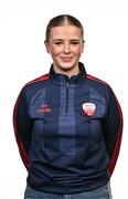 11 February 2025; Digital media coordinator Emma Dineen during a Treaty United FC squad portraits session at UL North Campus in Limerick. Photo by Sam Barnes/Sportsfile