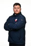 11 February 2025; Manager Sean Russell during a Treaty United FC squad portraits session at UL North Campus in Limerick. Photo by Sam Barnes/Sportsfile