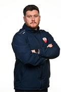 11 February 2025; Manager Sean Russell during a Treaty United FC squad portraits session at UL North Campus in Limerick. Photo by Sam Barnes/Sportsfile