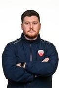 11 February 2025; Manager Sean Russell during a Treaty United FC squad portraits session at UL North Campus in Limerick. Photo by Sam Barnes/Sportsfile