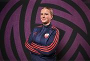 11 February 2025; Digital media coordinator Emma Dineen during a Treaty United FC squad portraits session at UL North Campus in Limerick. Photo by Sam Barnes/Sportsfile