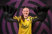 11 February 2025; Goalkeeper Chloe Widger during a Treaty United FC squad portraits session at UL North Campus in Limerick. Photo by Sam Barnes/Sportsfile