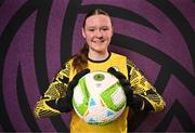 11 February 2025; Goalkeeper Chloe Widger during a Treaty United FC squad portraits session at UL North Campus in Limerick. Photo by Sam Barnes/Sportsfile