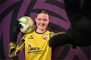 11 February 2025; Goalkeeper Chloe Widger during a Treaty United FC squad portraits session at UL North Campus in Limerick. Photo by Sam Barnes/Sportsfile