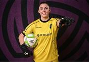 11 February 2025; Amy Mahon during a Peamount United squad portraits session at Greenogue Park in Newcastle, Dublin. Photo by Ramsey Cardy/Sportsfile