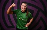 11 February 2025; Neala Byrne during a Peamount United squad portraits session at Greenogue Park in Newcastle, Dublin. Photo by Ramsey Cardy/Sportsfile