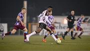 31 January 2025; Mayowa Animasahun of Dundalk during the Jim Malone Cup match between Dundalk and Drogheda United at Oriel Park in Dundalk, Louth. Photo by Piaras Ó Mídheach/Sportsfile