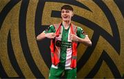8 February 2025; Calum Costello during a Bray Wanderers squad portraits session at Carlisle Grounds in Bray, Wicklow. Photo by Stephen McCarthy/Sportsfile