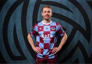 12 February 2025; Paul Doyle during a Drogheda United squad portraits session at Ratoath Harps AFC in Meath. Photo by Stephen McCarthy/Sportsfile