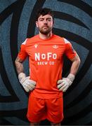 12 February 2025; Goalkeeper Jack Brady during a Drogheda United squad portraits session at Ratoath Harps AFC in Meath. Photo by Stephen McCarthy/Sportsfile