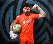 12 February 2025; Goalkeeper Jack Brady during a Drogheda United squad portraits session at Ratoath Harps AFC in Meath. Photo by Stephen McCarthy/Sportsfile