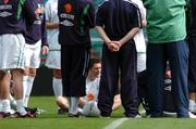 3 September 2004; Robbie Keane, Republic of Ireland, during squad training. Lansdowne Road, Dublin. Picture credit; David Maher / SPORTSFILE