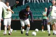 3 September 2004; Andy Reid, Republic of Ireland, in action during squad training. Lansdowne Road, Dublin. Picture credit; David Maher / SPORTSFILE