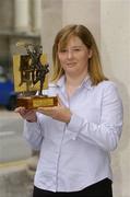 6 September 2004; Deirdre Delaney, who accepted the award on behalf of her brother Kilkenny hurler JJ, who was presented with the Vodafone Player of the Month award for August. Westin Hotel, Dublin. Picture credit; Ray McManus / SPORTSFILE