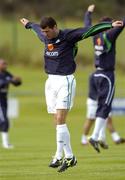 6 September 2004; Roy Keane, Republic of Ireland, in action during squad training. Malahide FC, Malahide, Co. Dublin. Picture credit; Damien Eagers / SPORTSFILE