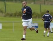 6 September 2004; Stephen Carr, Republic of Ireland, in action during squad training. Malahide FC, Malahide, Co. Dublin. Picture credit; Damien Eagers / SPORTSFILE