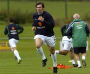 6 September 2004; Kevin Kilbane, Republic of Ireland, in action during squad training. Malahide FC, Malahide, Co. Dublin. Picture credit; Damien Eagers / SPORTSFILE