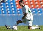 7 September 2004; Roy Keane, Republic of Ireland, during squad training. St. Jakob Park, Basle, Switzerland. Picture credit; David Maher / SPORTSFILE