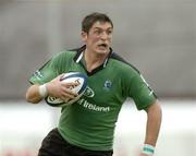 4 September 2004; James Downey, Connacht. Celtic League 2004-2005, Connacht v Glasgow Rugby, Sportsground, Galway. Picture credit; Matt Browne / SPORTSFILE