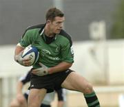 4 September 2004; Ted Robinson, Connacht. Celtic League 2004-2005, Connacht v Glasgow Rugby, Sportsground, Galway. Picture credit; Matt Browne / SPORTSFILE