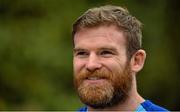 30 September 2013; Leinster's Gordon D'Arcy arrives for squad training ahead of their Celtic League 2013/14 Round 5 game against Munster on Saturday. Leinster Rugby Squad Training & Press Briefing, Rosemount, UCD, Belfield, Dublin.  Picture credit: Barry Cregg / SPORTSFILE