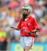 28 September 2013; Hannah O'Leary, Cloghroe NS, Blarney, Co. Cork, representing Cork. INTO/RESPECT Exhibition GoGames during the GAA Hurling All-Ireland Senior Championship Final Replay between Cork and Clare, Croke Park, Dublin. Photo by Sportsfile
