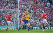28 September 2013; Cian Dillon, Clare, in action against Cork players, from left, Conor Lehane, Patrick Horgan and Cian McCarthy. GAA Hurling All-Ireland Senior Championship Final Replay, Cork v Clare, Croke Park, Dublin. Picture credit: Brendan Moran / SPORTSFILE