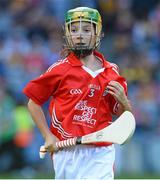 28 September 2013; Hannah O'Leary, Cloghroe NS, Blarney, Co. Cork. INTO/RESPECT Exhibition GoGames during the GAA Hurling All-Ireland Senior Championship Final Replay between Cork and Clare, Croke Park, Dublin. Picture credit: David Maher / SPORTSFILE