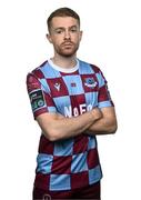 12 February 2025; Paul Doyle during a Drogheda United squad portraits session at Ratoath Harps AFC in Meath. Photo by Ben McShane/Sportsfile