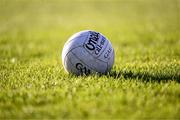 2 February 2025; A general view of a football during the Allianz Football League Division 1 match between Mayo and Galway at Hastings Insurance MacHale Park in Castlebar, Mayo. Photo by Piaras Ó Mídheach/Sportsfile