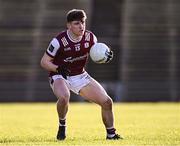 2 February 2025; Cillian Ó Curraoin of Galway during the Allianz Football League Division 1 match between Mayo and Galway at Hastings Insurance MacHale Park in Castlebar, Mayo. Photo by Piaras Ó Mídheach/Sportsfile