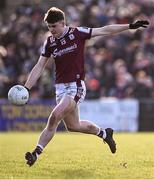 2 February 2025; Cillian Ó Curraoin of Galway during the Allianz Football League Division 1 match between Mayo and Galway at Hastings Insurance MacHale Park in Castlebar, Mayo. Photo by Piaras Ó Mídheach/Sportsfile