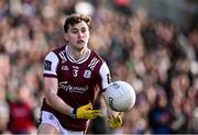 2 February 2025; Robert Finnerty of Galway during the Allianz Football League Division 1 match between Mayo and Galway at Hastings Insurance MacHale Park in Castlebar, Mayo. Photo by Piaras Ó Mídheach/Sportsfile