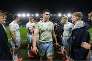 14 February 2025; Diarmuid Mangan of Leinster after the United Rugby Championship match between Ospreys and Leinster at Swansea.com Stadium in Swansea, Wales. Photo by Chris Fairweather/Sportsfile
