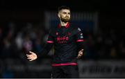 14 February 2025; Conor Keeley of Drogheda United during the SSE Airtricity Men's Premier Division match between St Patrick's Athletic and Drogheda United at Richmond Park in Dublin. Photo by Seb Daly/Sportsfile