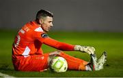 14 February 2025; Drogheda United goalkeeper Luke Dennison during the SSE Airtricity Men's Premier Division match between St Patrick's Athletic and Drogheda United at Richmond Park in Dublin. Photo by Seb Daly/Sportsfile