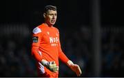14 February 2025; Drogheda United goalkeeper Luke Dennison during the SSE Airtricity Men's Premier Division match between St Patrick's Athletic and Drogheda United at Richmond Park in Dublin. Photo by Seb Daly/Sportsfile