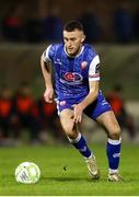14 February 2025; Lee Devitt of Treaty United during the SSE Airtricity Men's First Division match between Treaty United and Cobh Ramblers at Markets Field in Limerick. Photo by Michael P Ryan/Sportsfile