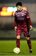 14 February 2025; Luka Le Bervet of Cobh Ramblers during the SSE Airtricity Men's First Division match between Treaty United and Cobh Ramblers at Markets Field in Limerick. Photo by Michael P Ryan/Sportsfile