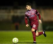 14 February 2025; Luka Le Bervet of Cobh Ramblers during the SSE Airtricity Men's First Division match between Treaty United and Cobh Ramblers at Markets Field in Limerick. Photo by Michael P Ryan/Sportsfile