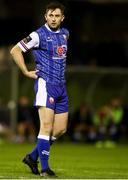 14 February 2025; Karl O'Sullivan of Treaty United during the SSE Airtricity Men's First Division match between Treaty United and Cobh Ramblers at Markets Field in Limerick. Photo by Michael P Ryan/Sportsfile
