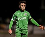14 February 2025; Sean McGrath of Kerry during the SSE Airtricity Men's First Division match between Kerry FC and Finn Harps at Mounthawk Park in Tralee, Kerry. Photo by Brendan Moran/Sportsfile