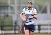 15 February 2025; Gearóid O'Connor of UL during the Electric Ireland Higher Education GAA Fitzgibbon Cup final match between DCU Dóchas Éireann and University of Limerick at the GAA Connacht Centre of Excellence in Bekan, Mayo. Photo by Piaras Ó Mídheach/Sportsfile