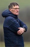 15 February 2025; UL manager Brian Ryan during the Electric Ireland Higher Education GAA Fitzgibbon Cup final match between DCU Dóchas Éireann and University of Limerick at the GAA Connacht Centre of Excellence in Bekan, Mayo. Photo by Piaras Ó Mídheach/Sportsfile
